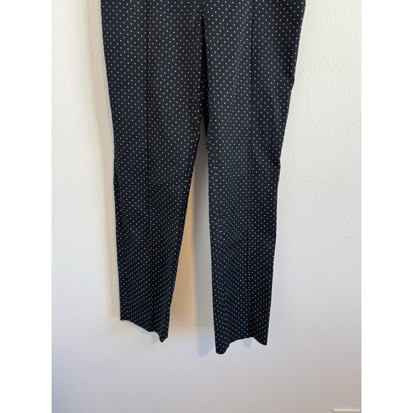 AKRIS PUNTO Women's Black‎ & White Polka Dot Pants Size 6 - Picture 3 of 14